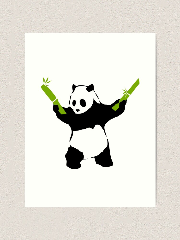 bad-panda-bamboo-stencil-art-print-for-sale-by-nekhebit-redbubble