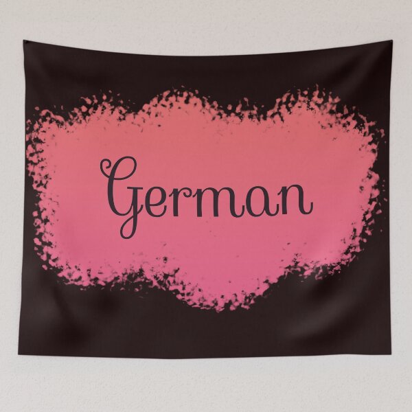 Item preview, German Language School Subject Label - Peach to Pink Gradient designed and sold by IrinchiDE.