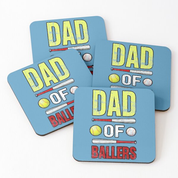 Item preview, Dad Of Ballers Baseball Softball Sports Father Design designed and sold by modernfamgear.