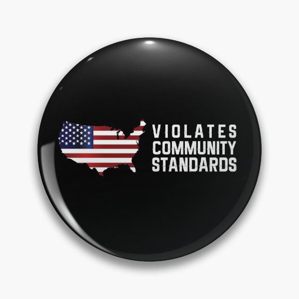 Item preview, Warning Violates Community Standards designed and sold by Usoubmaster.