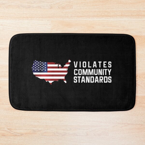 Item preview, Warning Violates Community Standards designed and sold by Usoubmaster.