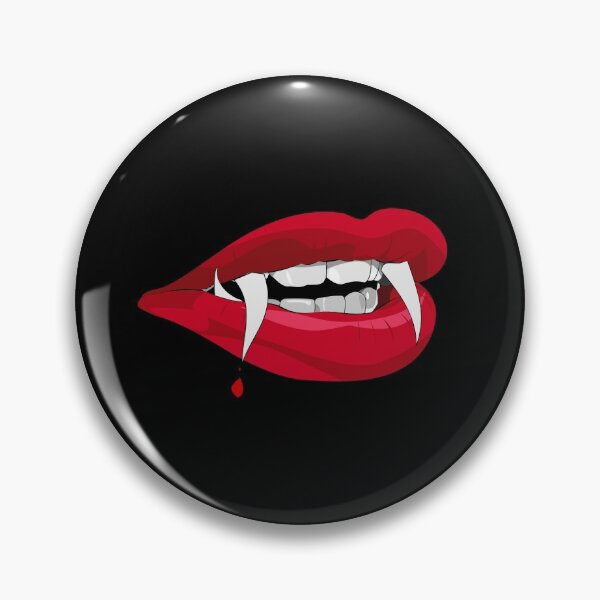 Item preview, Halloween Vampire Lips Bloody Fangs designed and sold by ZiesMerch.