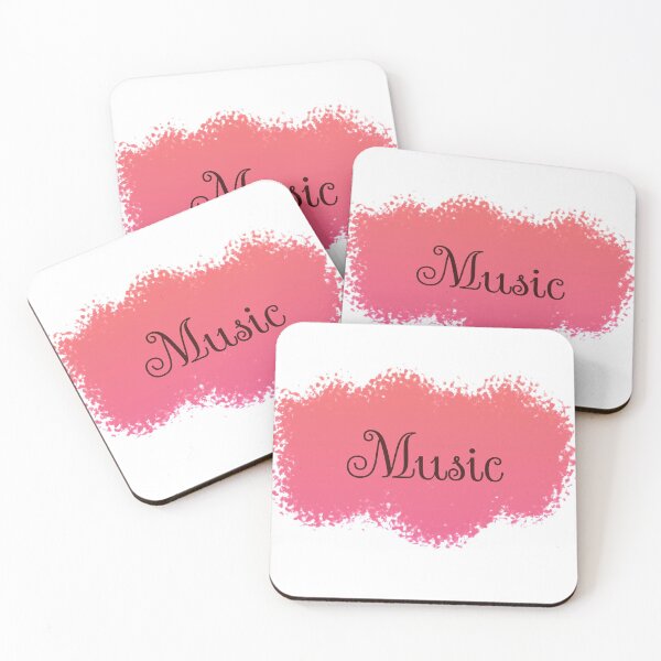Artikelvorschau, Label für Musikschulfächer - Farbverlauf Pfirsich zu Pink entworfen und verkauft von IrinchiDE.