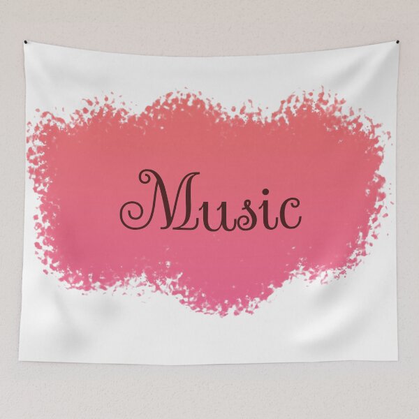 Item preview, Music School Subject Label - Peach to Pink Gradient designed and sold by IrinchiDE.