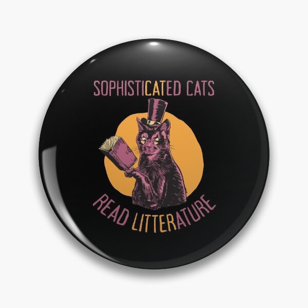 Item preview, Sophisticated Cats Read Literature designed and sold by MnEmzStudio.