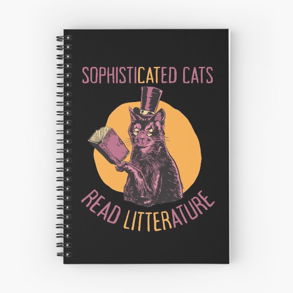 Item preview, Sophisticated Cats Read Literature designed and sold by MnEmzStudio.