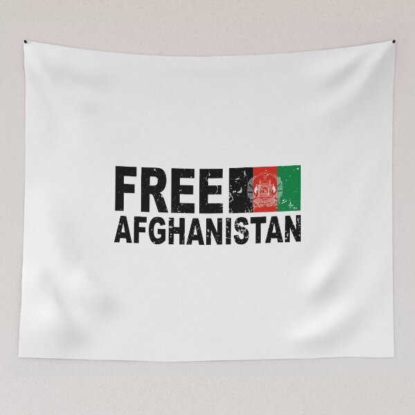 Item preview, FREE AFGHANISTAN, FREE KABUL PALESTINE FLAG designed and sold by AissameBou.