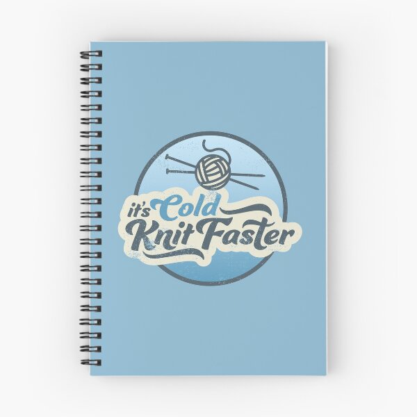 Item preview, Winter Fun Vintage Graphic for knitters designed and sold by Spindriftmerch.