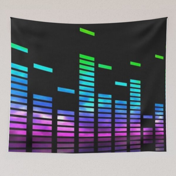 Artikelvorschau, Neon-Equalizer-Design entworfen und verkauft von Apparel-City.