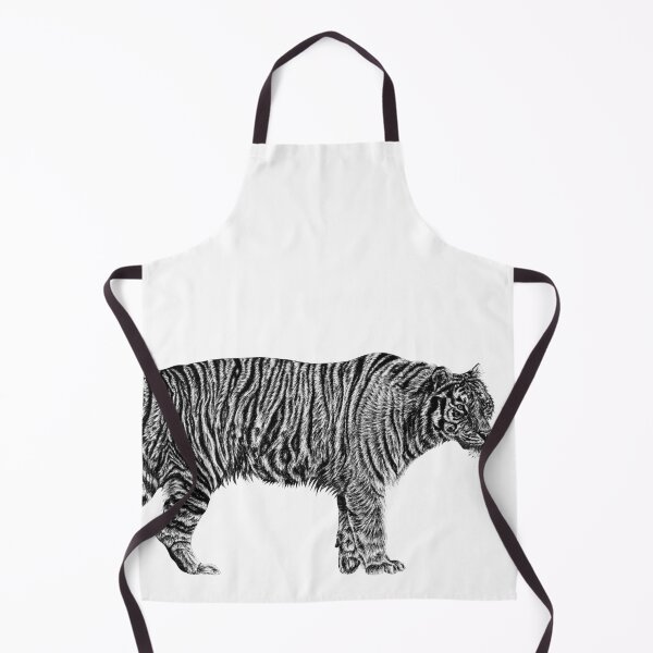 Item preview, Amur tiger illustration designed and sold by LorenDowding.