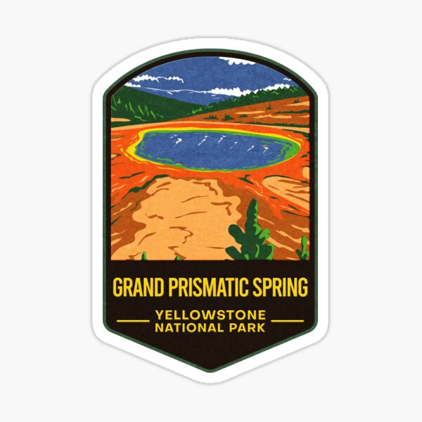 Item preview, Grand Prismatic Spring Yellowstone National Park designed and sold by JordanHolmes.
