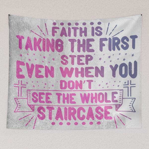 Item preview, Faith is taking the first step - dePace' designed and sold by mrpropcake.