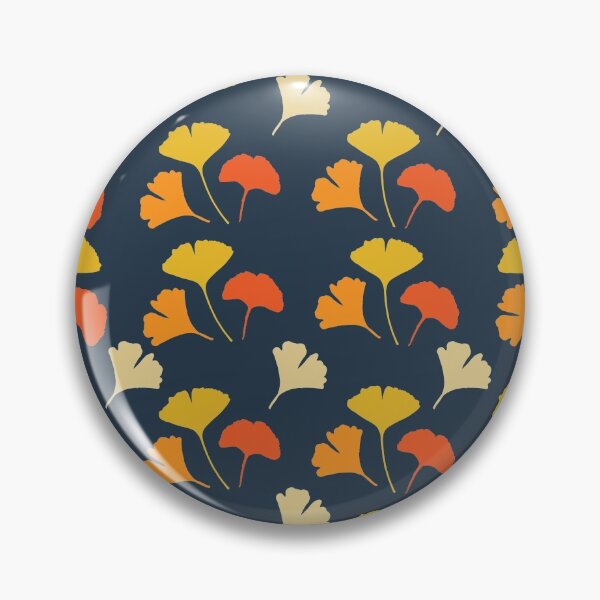 Item preview, Colorful Ginkgo Leaves Pattern Blue designed and sold by Anna Lemos.