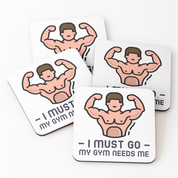 Item preview, "I MUST GO, MY GYM NEEDS ME" Design designed and sold by Sandra  Perez.