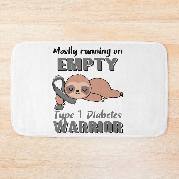 Item preview, Mostly Running On Empty Type 1 Diabetes Warrior designed and sold by Brad-FI.