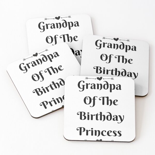 Item preview, Grandpa Of The Birthday Princess designed and sold by Chanchane Store.