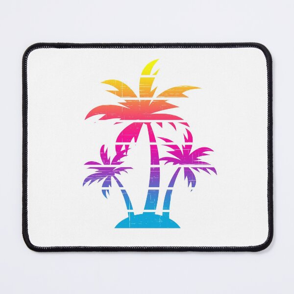 Item preview, Colorful Palm Tree On White designed and sold by Meliafroggy.