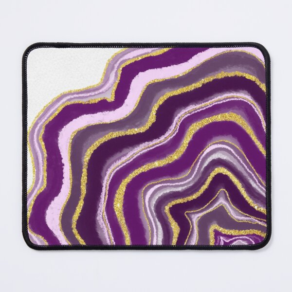 Item preview, Purple and Gold Geode Agate designed and sold by Julie Erin Designs.