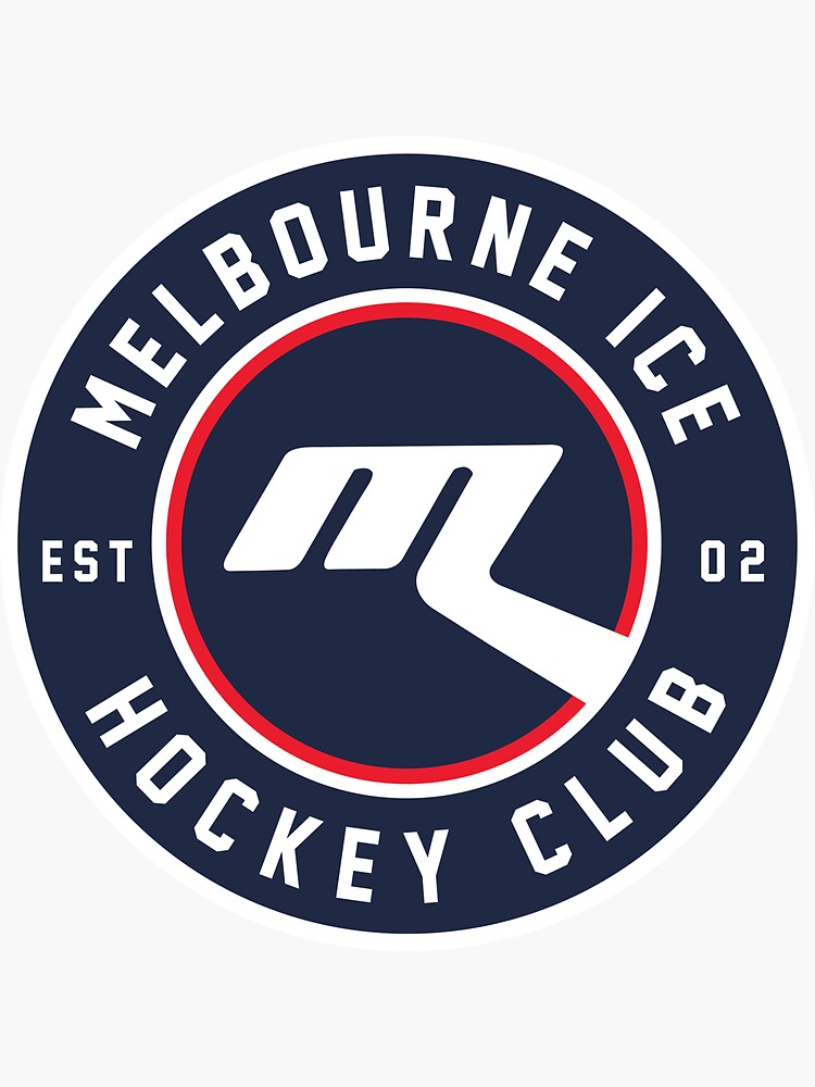 "Melbourne Ice Hockey Club" Sticker for Sale by longpantsports Redbubble