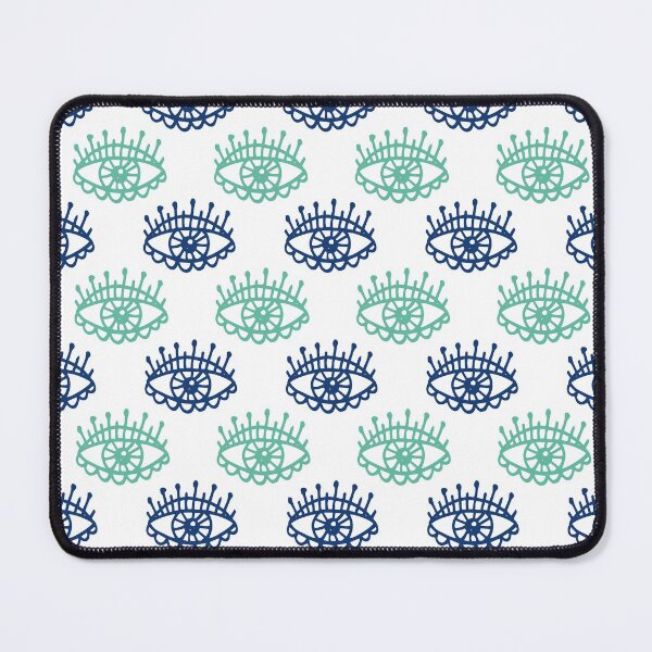 Item preview, Evil Eyes Blue Pattern Lucky Charm Symbol designed and sold by Julie Erin Designs.