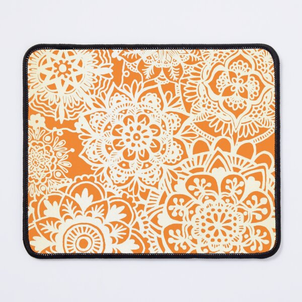 Item preview, Burnt Orange Mandala Pattern designed and sold by Julie Erin Designs.