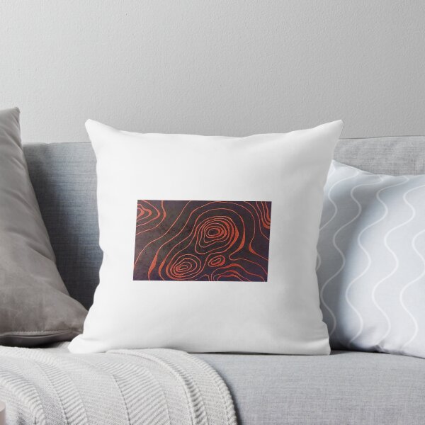Artikelvorschau, Topografische Karte Red Print entworfen und verkauft von SaraLoone.