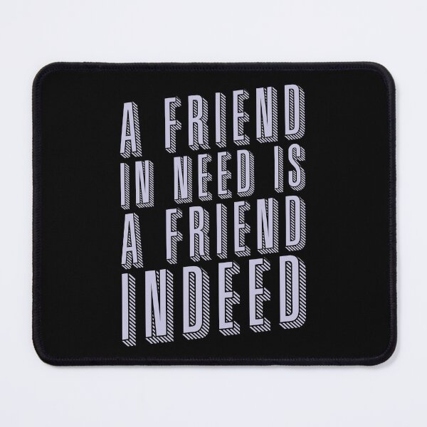 Item preview, Friend In Need Is A Friend Indeed - Typography - Lavender designed and sold by crazycollective.