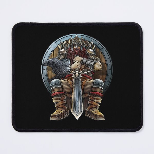Item preview, Viking On Throne - Nordic Norse Valhalla designed and sold by Meliafroggy.