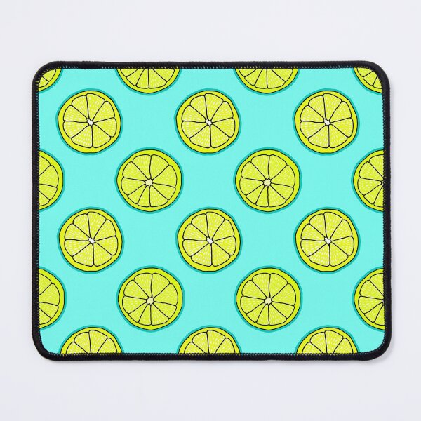 Artikelvorschau, Blaue Limonade Zitronenmuster entworfen und verkauft von Julie Erin Designs.