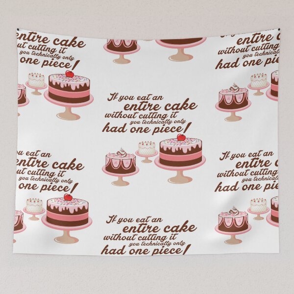 Item preview, Entire Cake is One Piece designed and sold by AmazingArtMandi.