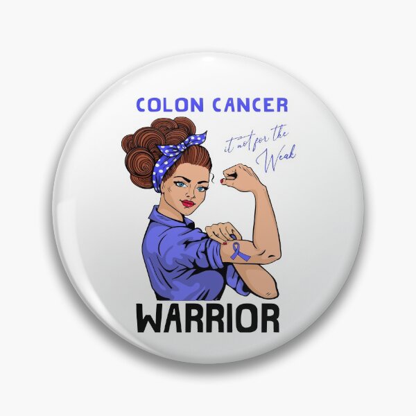 Item preview, COLON CANCER Warrior It's Not For The Weak designed and sold by largellie.