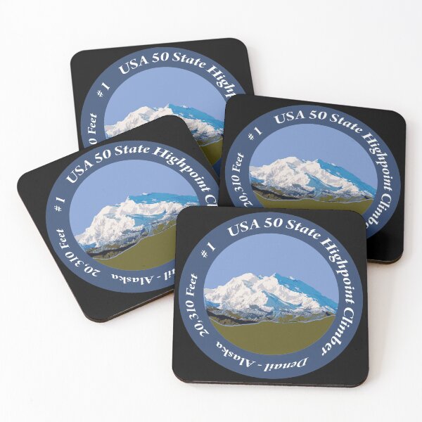 Item preview, Denali Alaska 1 of 50 States Highpoint Climbers designed and sold by janraydesigns.