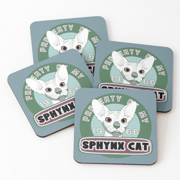 Item preview, Propiedad de mi gato Sphynx x verde designed and sold by ViewerEqualsPhoton.