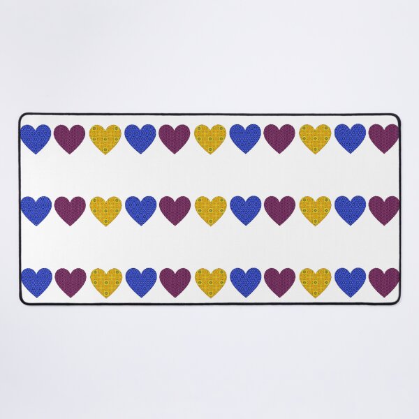 Item preview, Heart Patterns in Primary Colors  designed and sold by Amanda1775.
