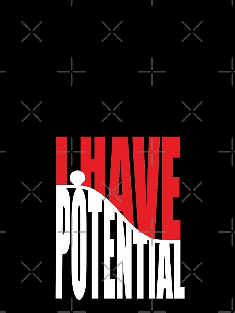 Thumbnail 4 of 4, iPhone Case, I Have Potential designed and sold by InkonoStore.