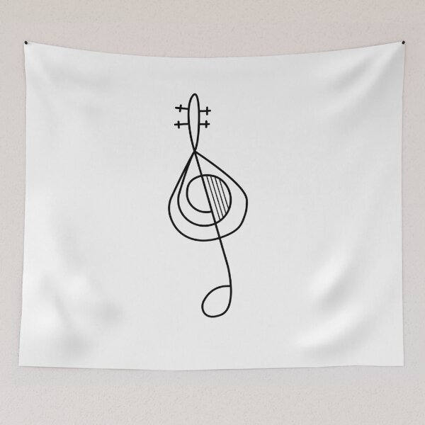 Item preview, Violin Key Violin Minimal Stylized Shape  designed and sold by Mirko Torresi.