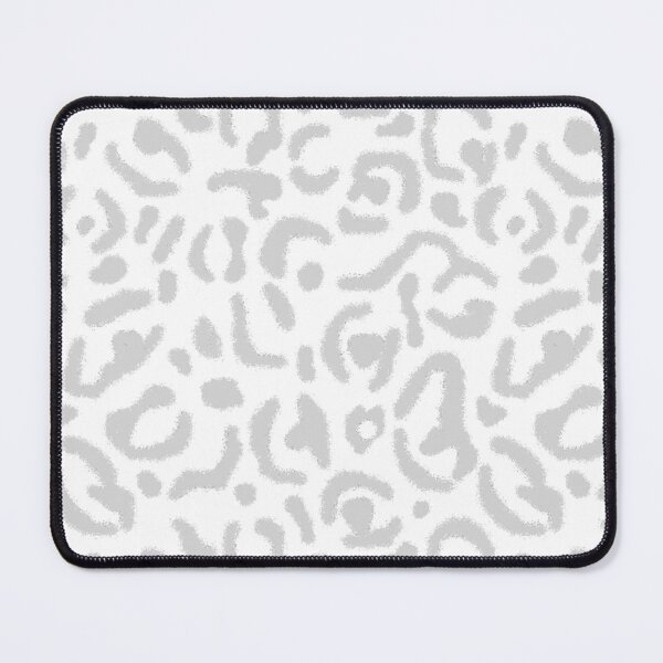 Item preview, Grey Leopard Skin Print Gray White Cheetah Cat Pattern designed and sold by Julie Erin Designs.