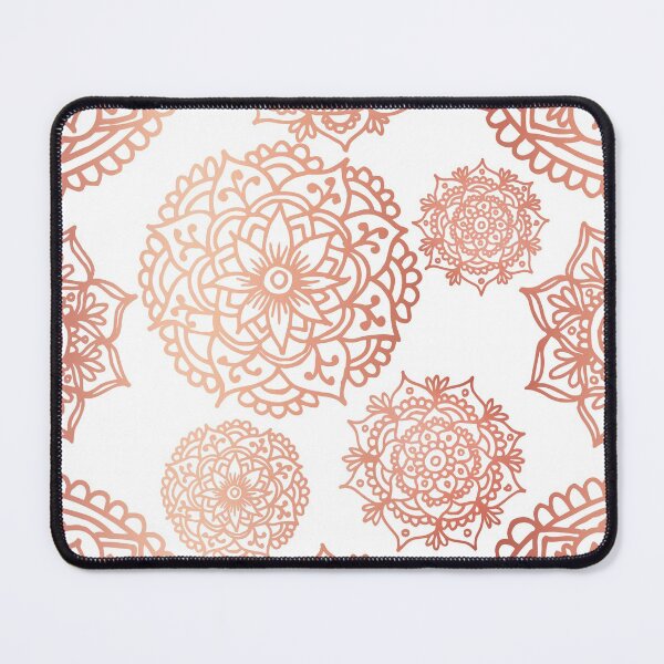Item preview, Rose Gold Pink Mandala Pattern designed and sold by Julie Erin Designs.
