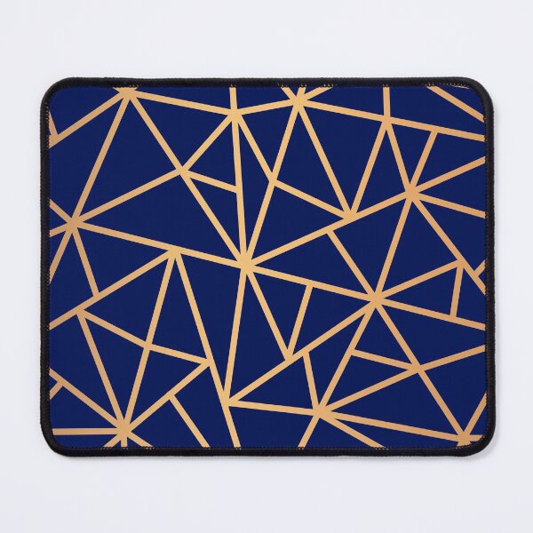 Item preview, Blue and Gold Geometric Art Deco Lines designed and sold by Julie Erin Designs.