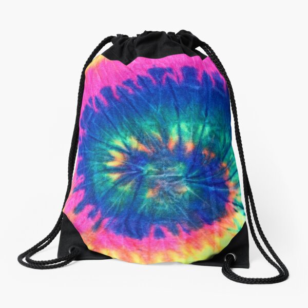 Nice Tie Dye backpack, AESTHETIC blue and pink. Backpacks for school / high school / give away. Drawstring Bag