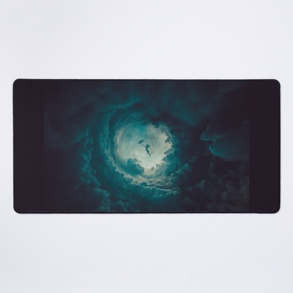 Stronger... (Round Things) Desk Mat