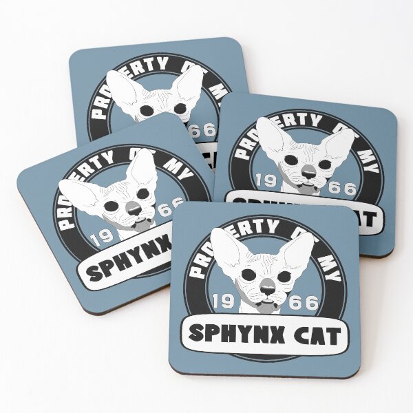 Item preview, Property Of My Sphynx Cat black and white designed and sold by ViewerEqualsPhoton.