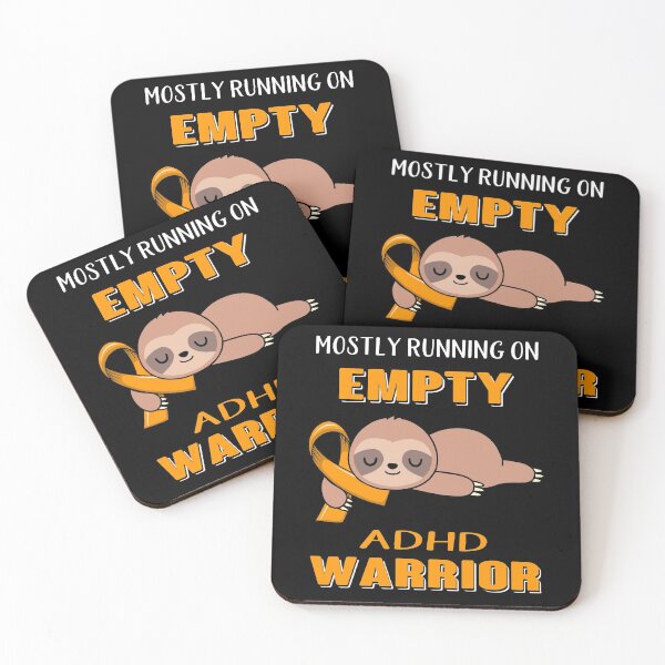 Item preview, Mostly Running On Empty ADHD Warrior designed and sold by Brad-FI.