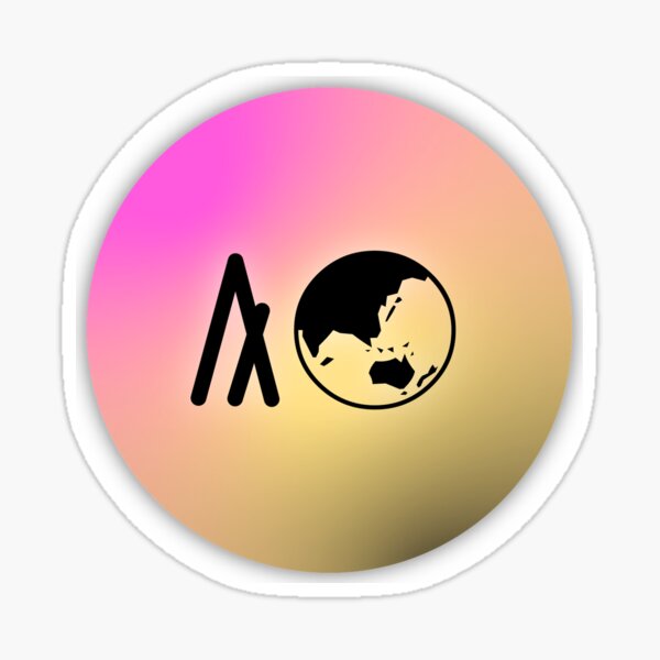 AlgoWorld (Official Logo Variation #1) Sticker