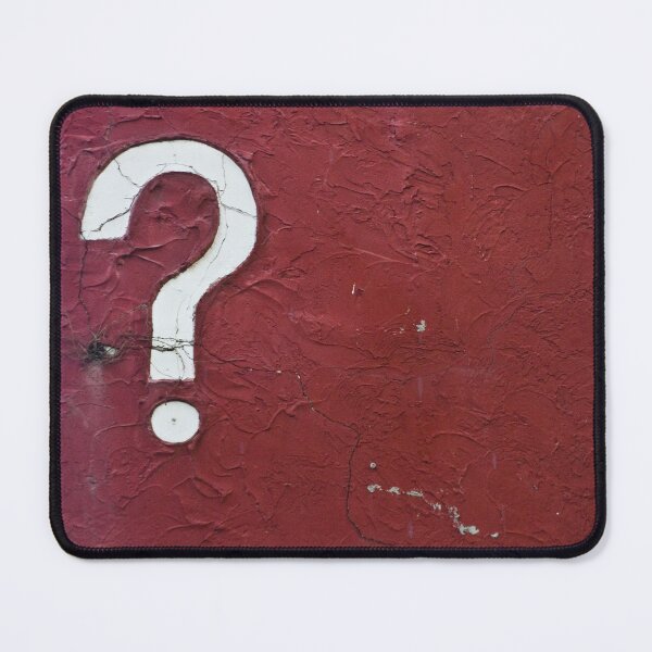 Item preview, Maybe - quiryl question maek abstract on dark red designed and sold by TalBright.