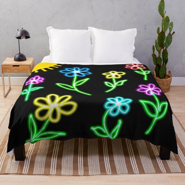 Item preview, Neon Flowers Dancing In the Sun designed and sold by clounewcomb.
