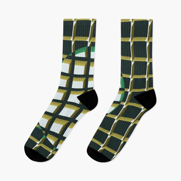 Item preview, Copy of abstract geometric pattern - green and yellow designed and sold by ateliernab.