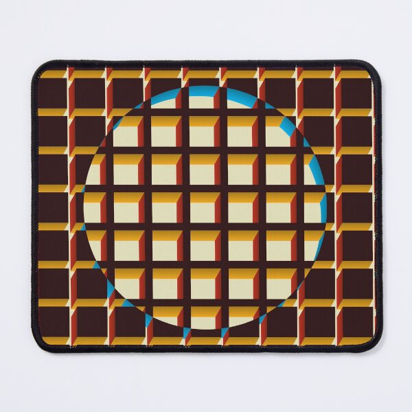Item preview, Copy of abstract geometric pattern - blue and red designed and sold by ateliernab.