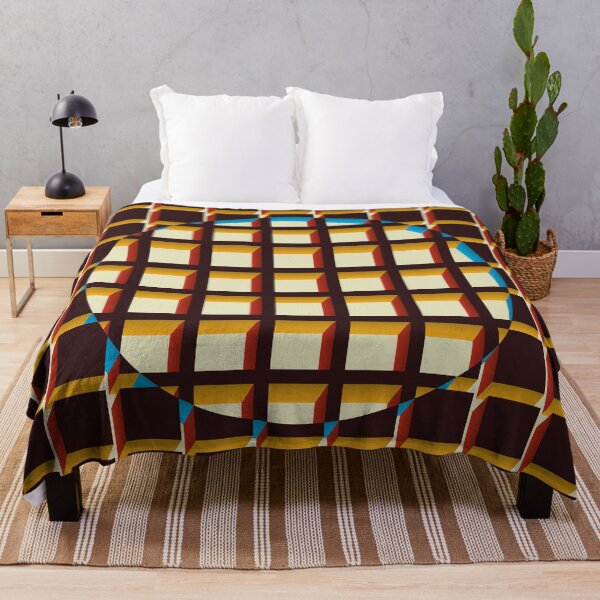 Item preview, Copy of abstract geometric pattern - blue and red designed and sold by ateliernab.