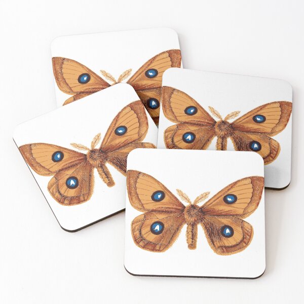 Item preview, A. tau - Saturniidae Moth designed and sold by WeFLVintage.